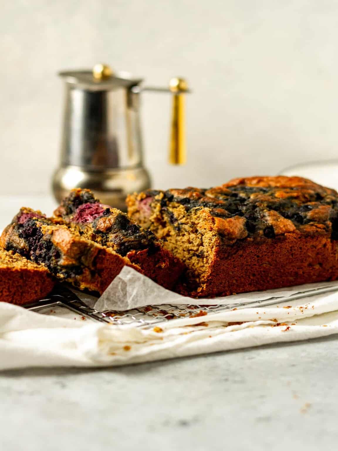 Peanut Butter & Jelly Banana Bread Real Food with Sarah