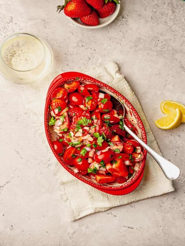 Strawberry Tomato Summer Salad Story