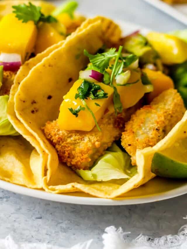 Fish Tacos with Mango Salsa Real Food with Sarah