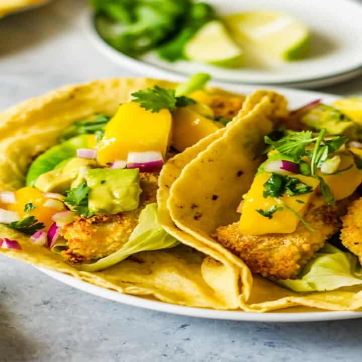 Fish Tacos with Mango Salsa Real Food with Sarah