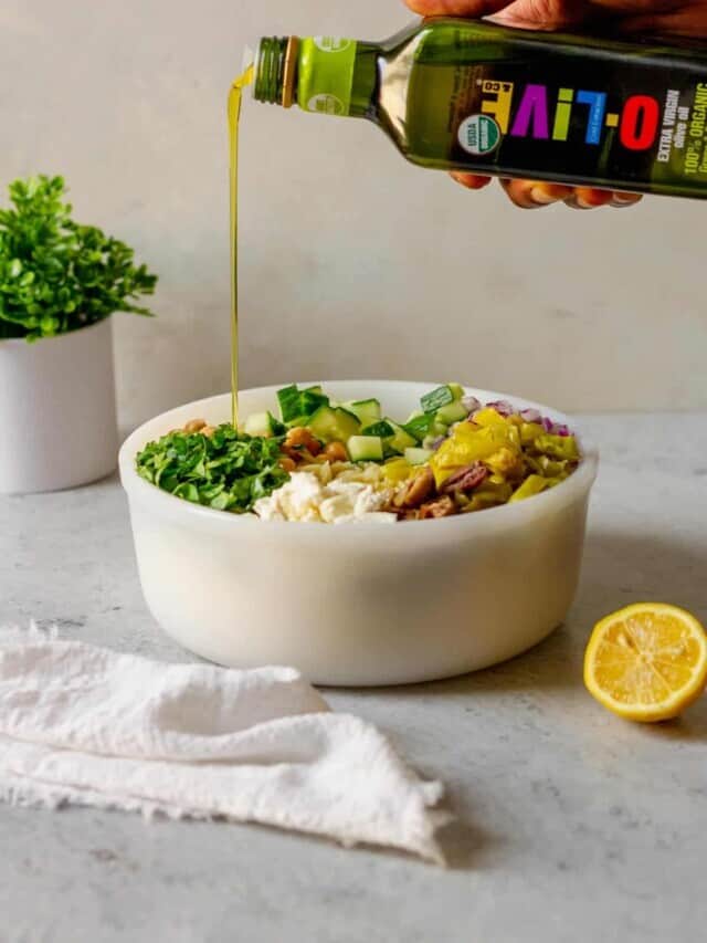 Mediterranean Lemon Orzo Salad Story