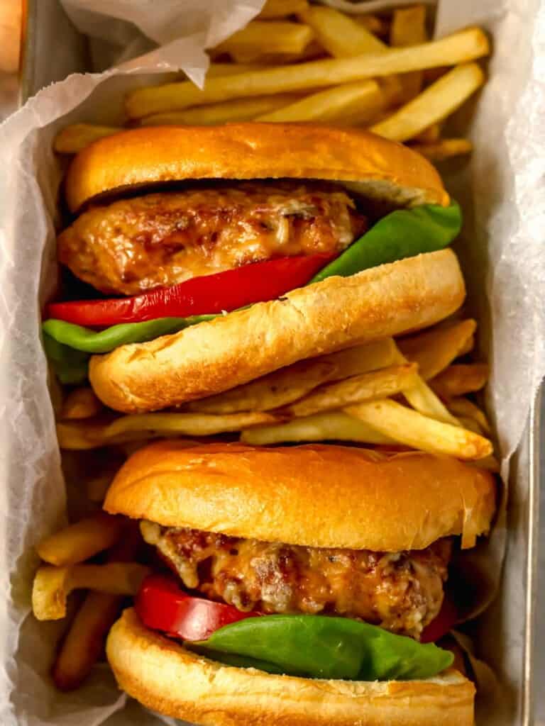 Air Fryer Turkey Burgers Real Food with Sarah