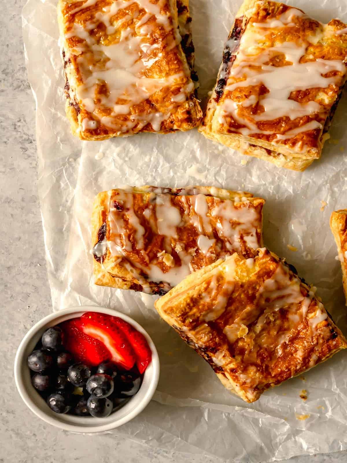 Air Fryer Berry Toaster Strudels Real Food with Sarah