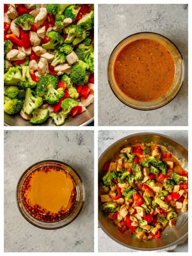 Fast & Easy Peanut Sauce Stir Fry Real Food with Sarah