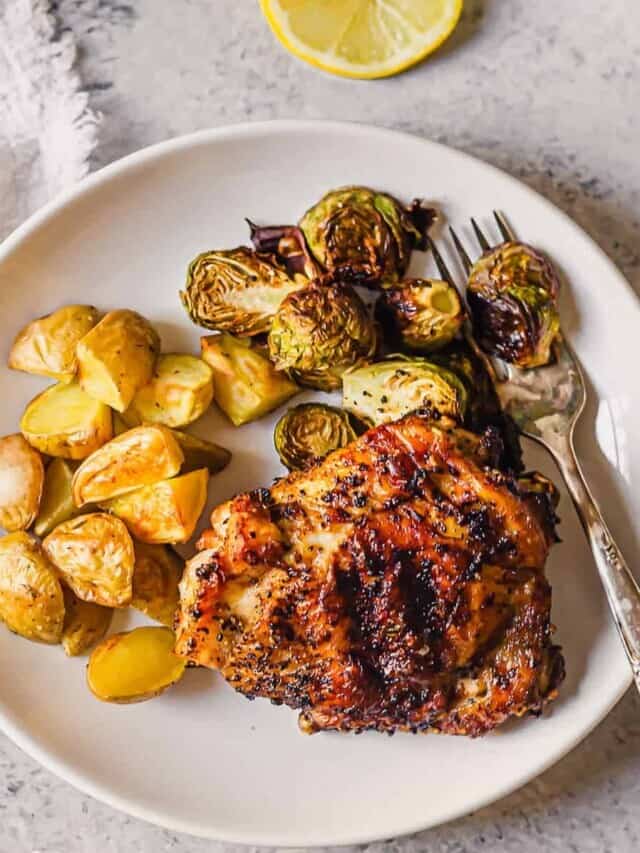 Air Fryer Lemon Pepper Chicken Thighs Story