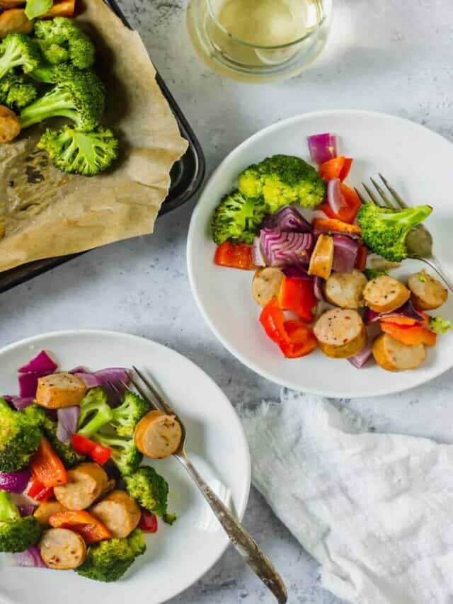 Easy Italian Sausage and Vegetable Sheet Pan Dinner Story