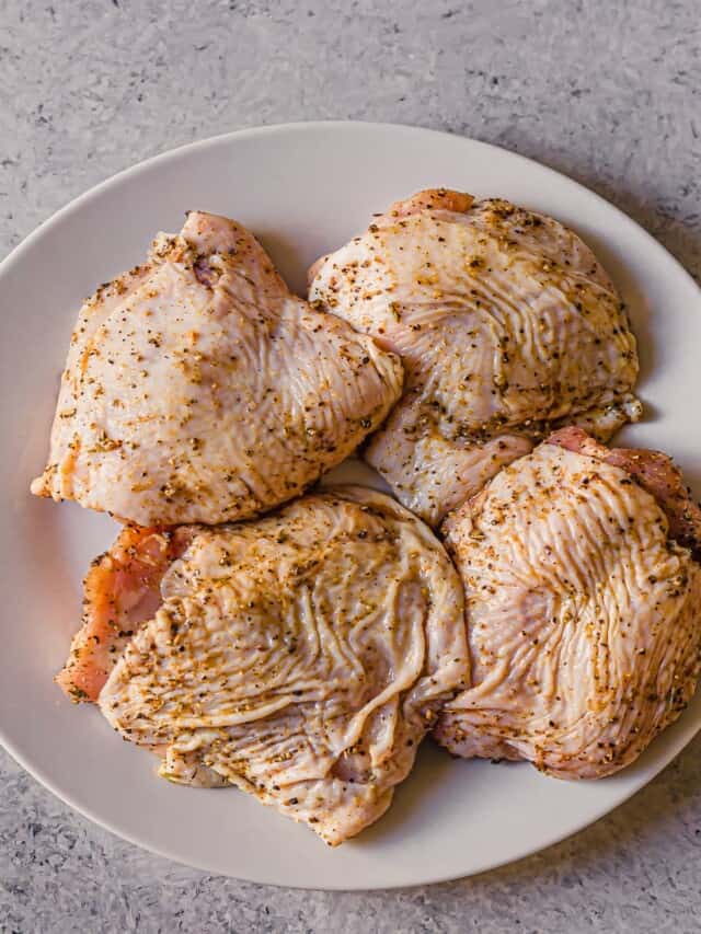 Air Fryer Lemon Pepper Chicken Thighs Real Food with Sarah