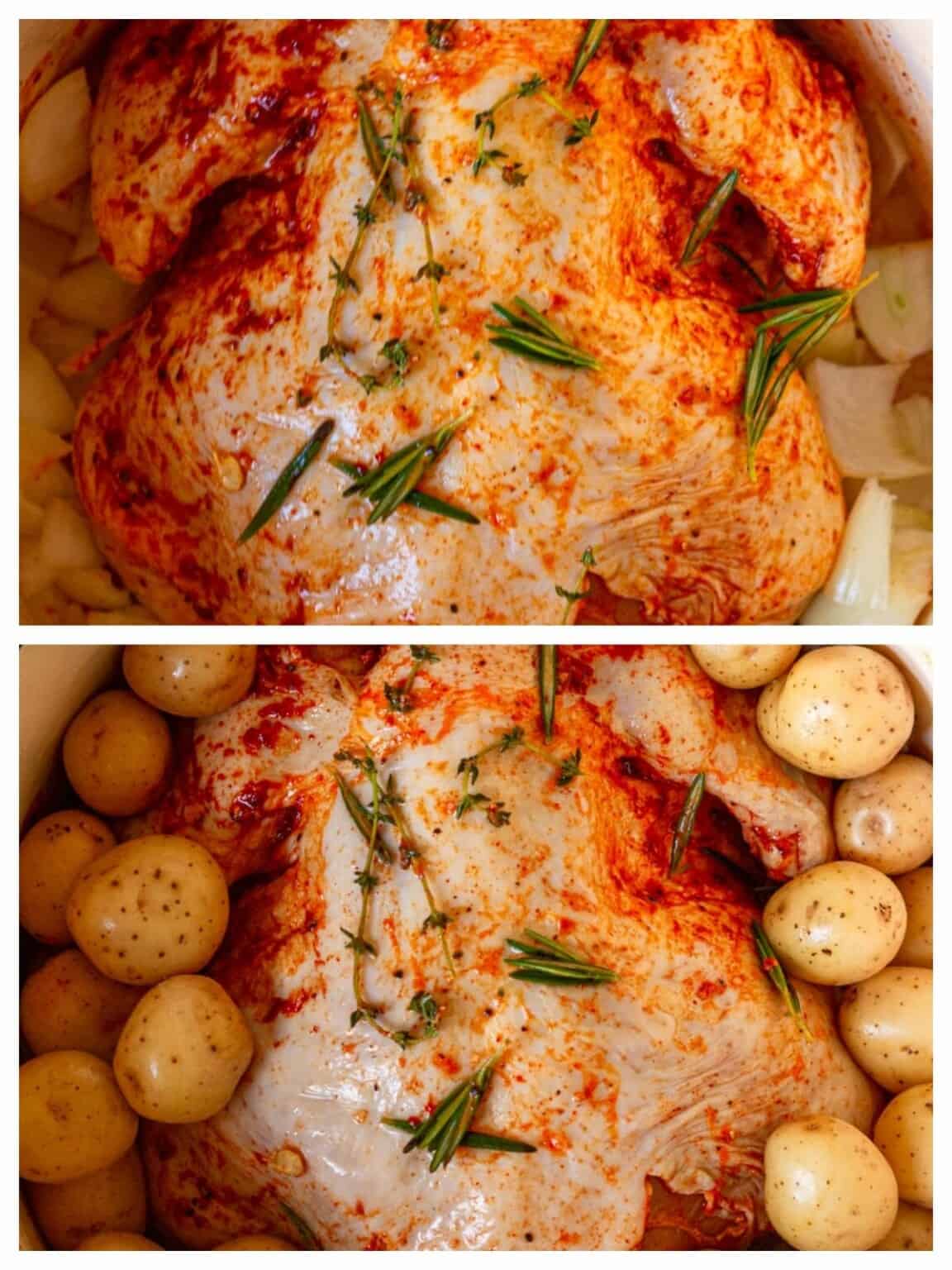 Dutch Oven Chicken and Potatoes Real Food with Sarah