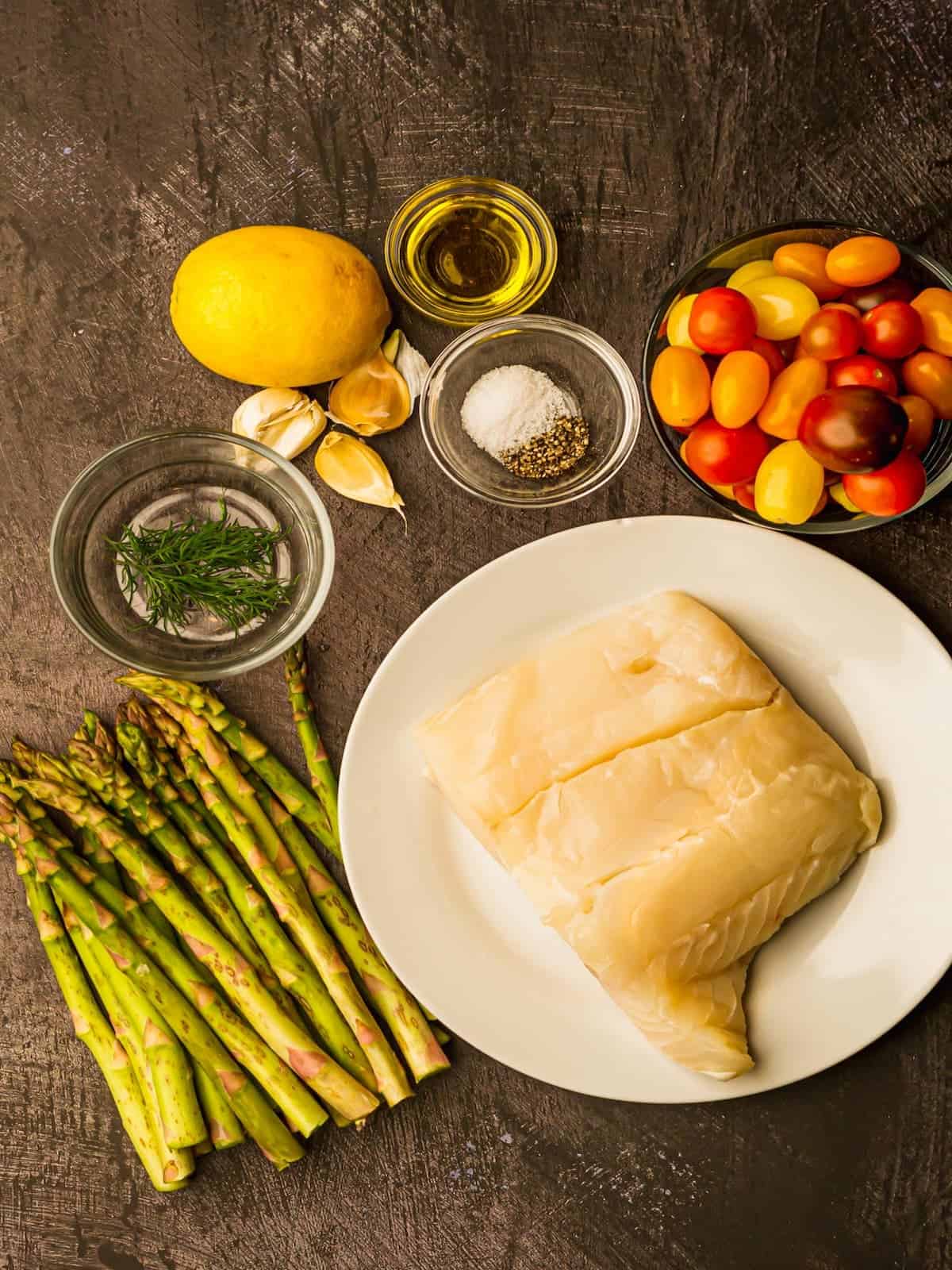 Easy Baked Halibut with Tomatoes Real Food with Sarah