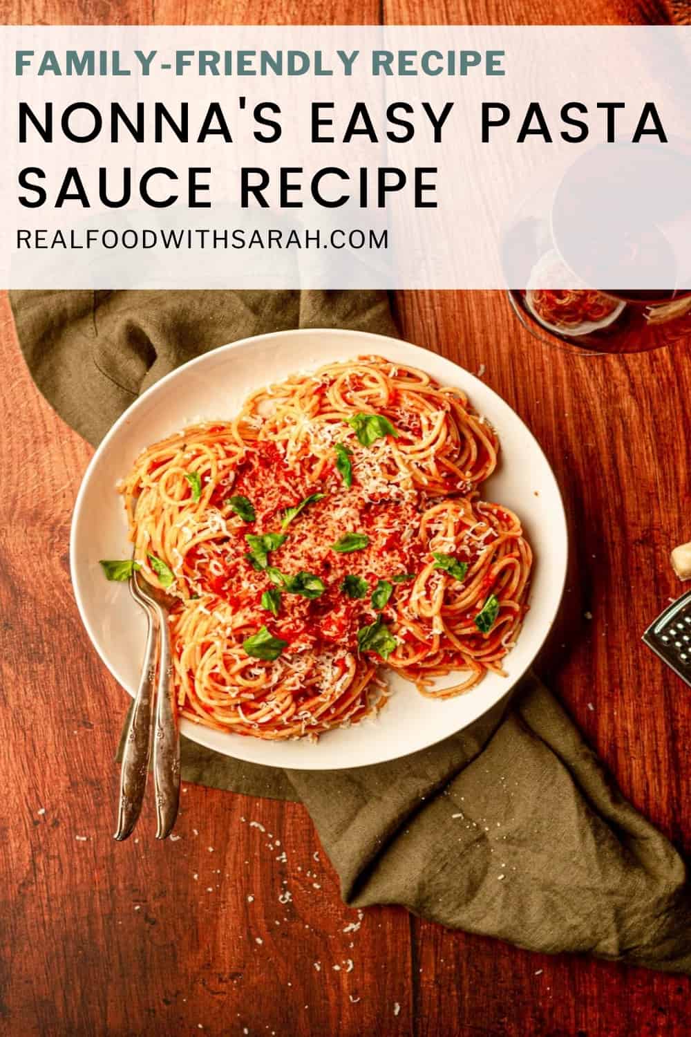 Authentic Italian Pasta Sauce Recipe Real Food with Sarah