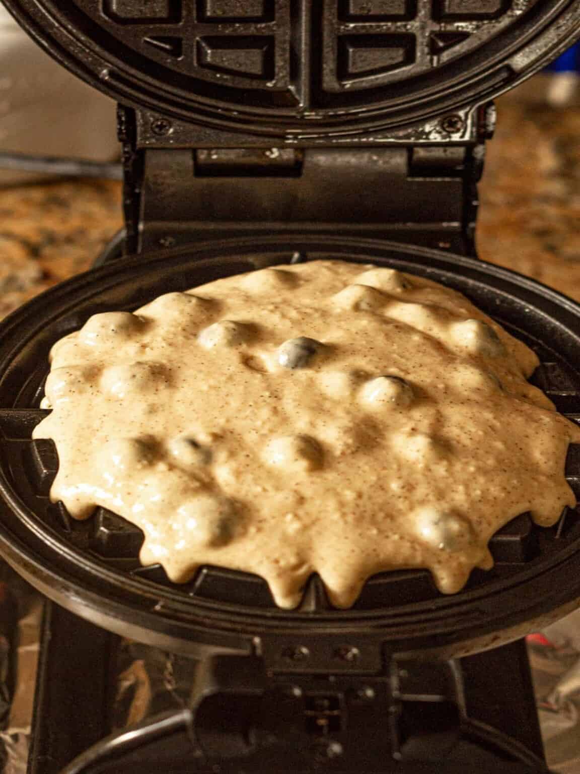 DairyFree Blueberry Waffles Real Food with Sarah