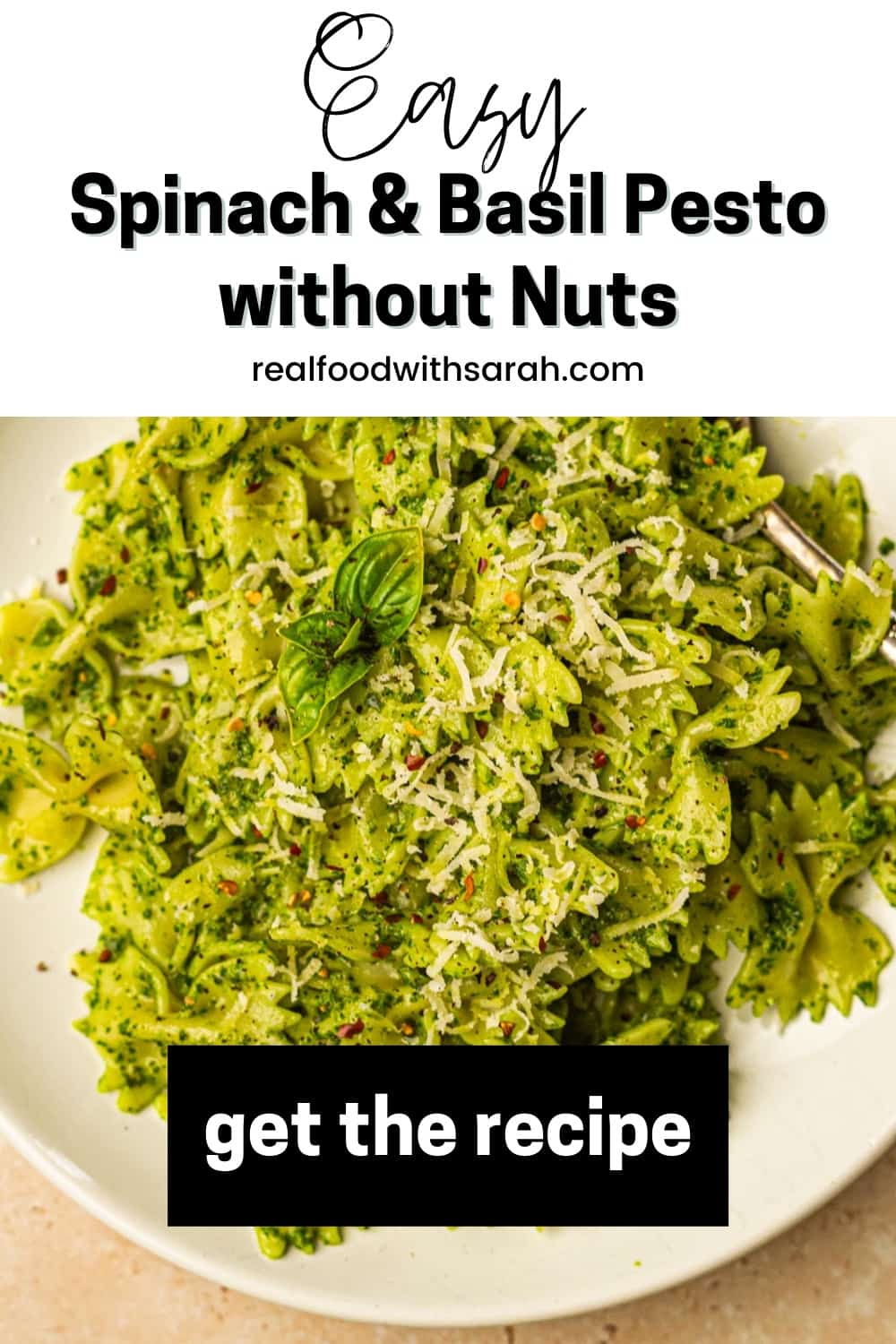 Pesto Recipe without Nuts Real Food with Sarah