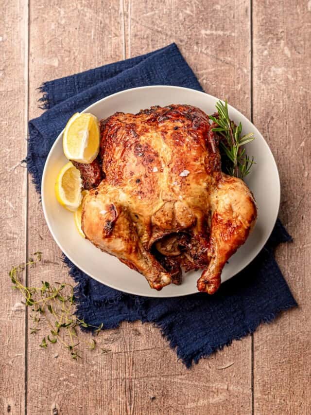 Air Fryer Rotisserie Chicken Real Food with Sarah