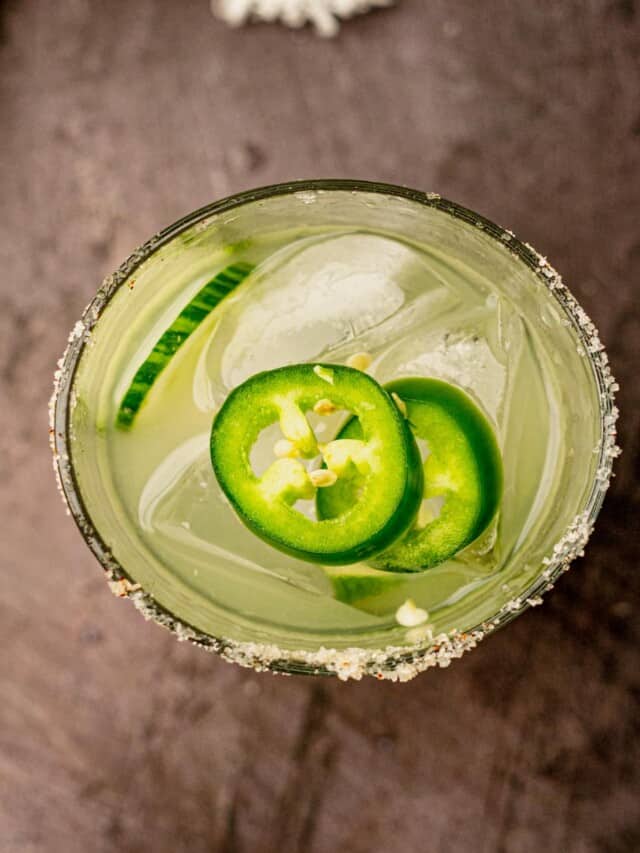 Cucumber Jalapeño Margarita Real Food with Sarah