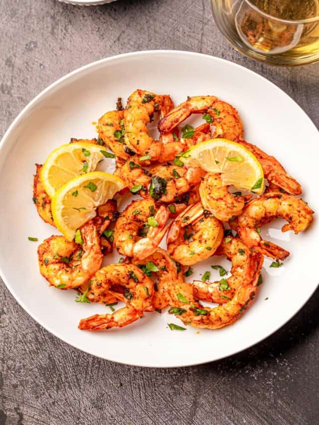 Air Fryer Argentine Red Shrimp Real Food with Sarah