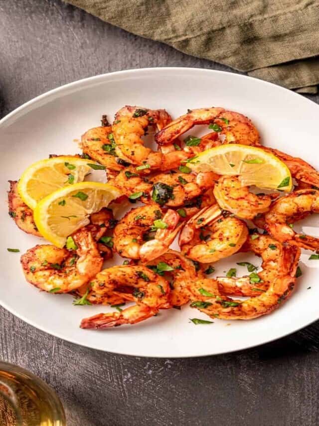 Air Fryer Argentine Red Shrimp Story
