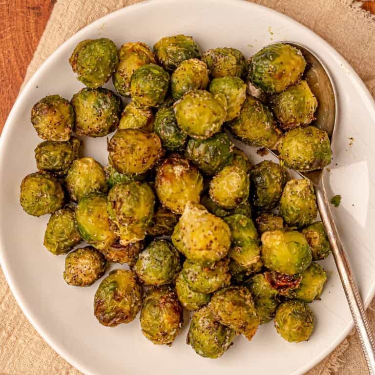 Air Fryer Frozen Brussels Sprouts Real Food with Sarah