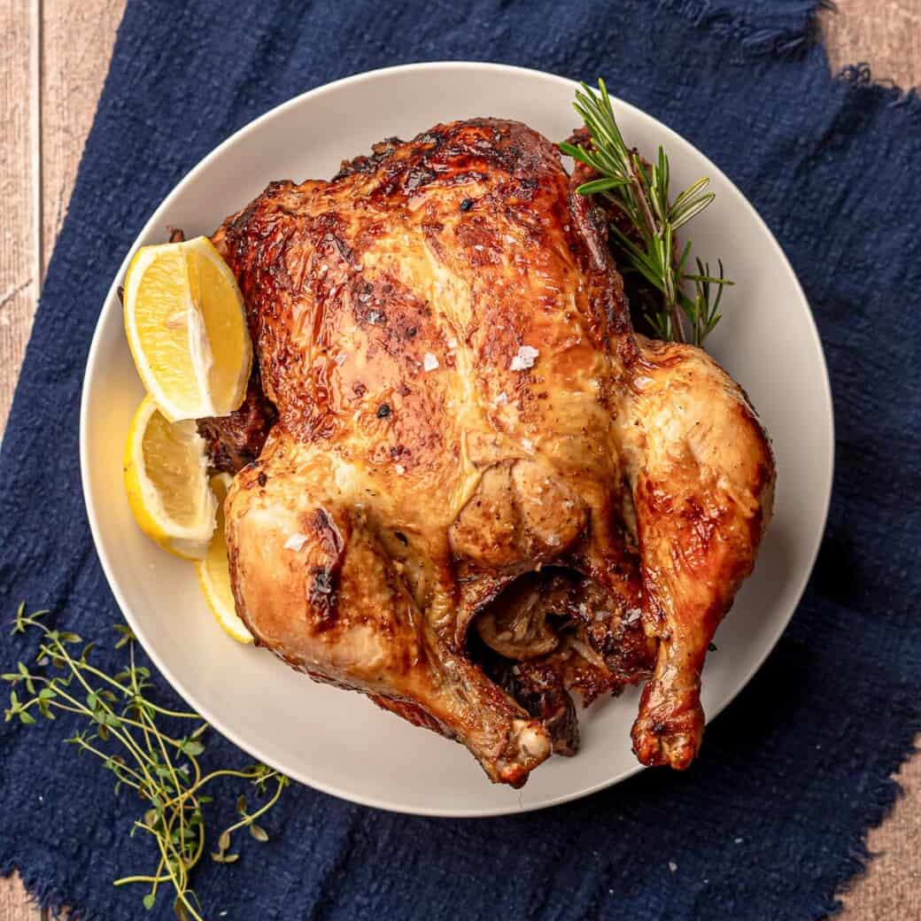 Air Fryer Rotisserie Chicken Real Food with Sarah