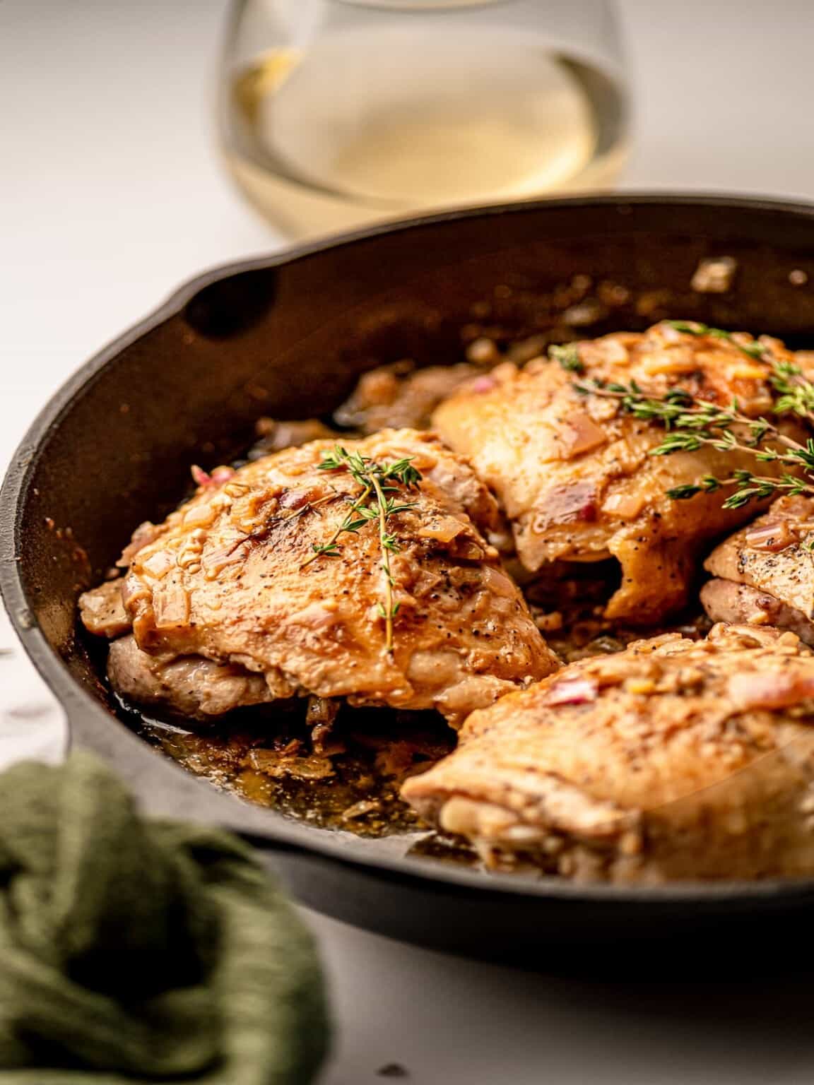 Pan Seared Chicken with Dijon Mustard Sauce Real Food with Sarah