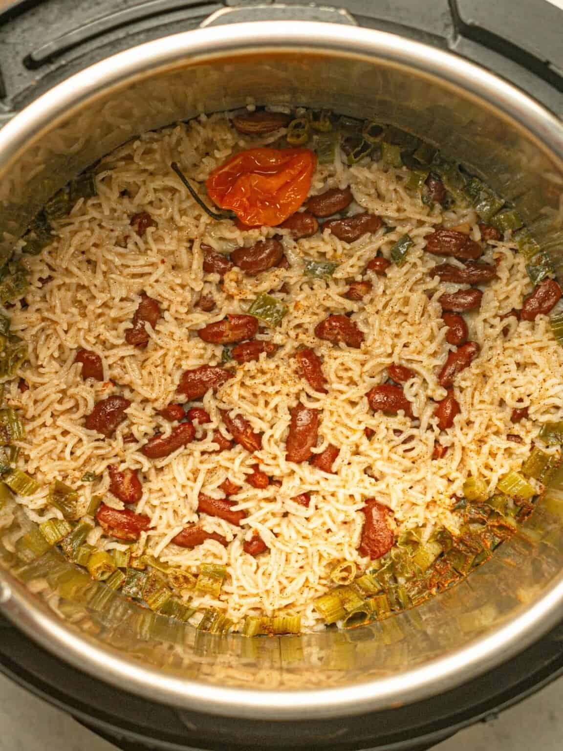 Instant Pot Jamaican Rice and Peas Real Food with Sarah