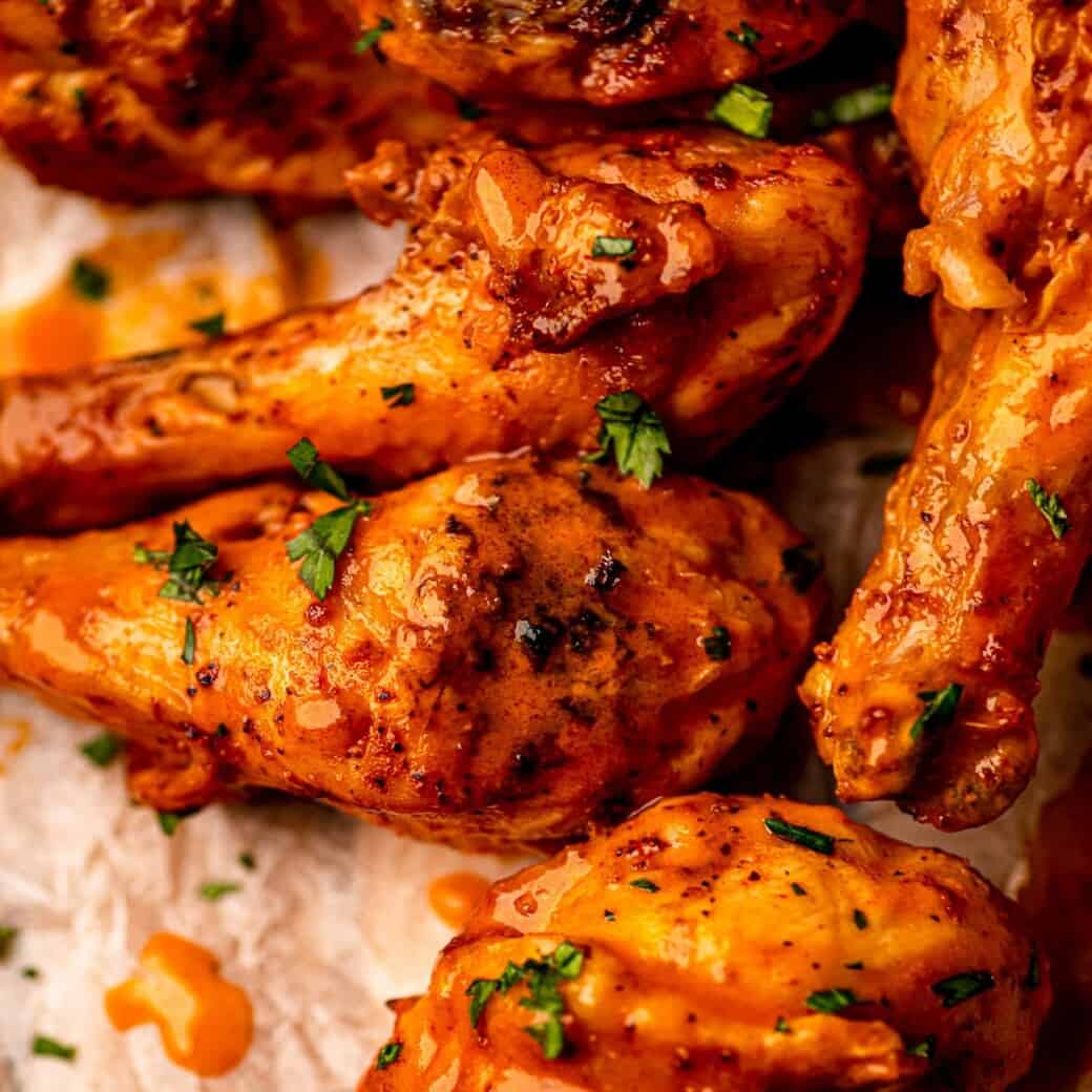 Air Fryer Buffalo Chicken Drumsticks Real Food with Sarah