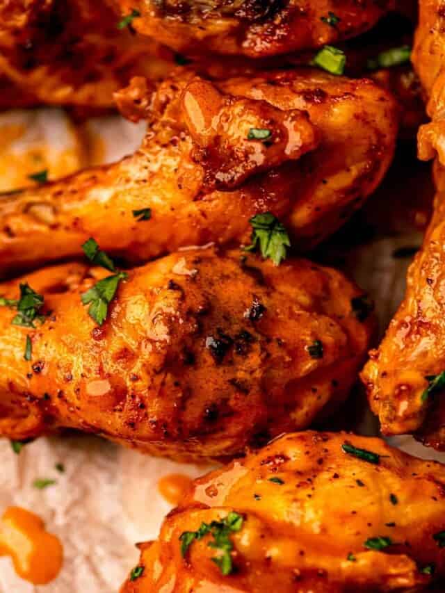 Air Fryer Buffalo Chicken Drumsticks Story Real Food with Sarah
