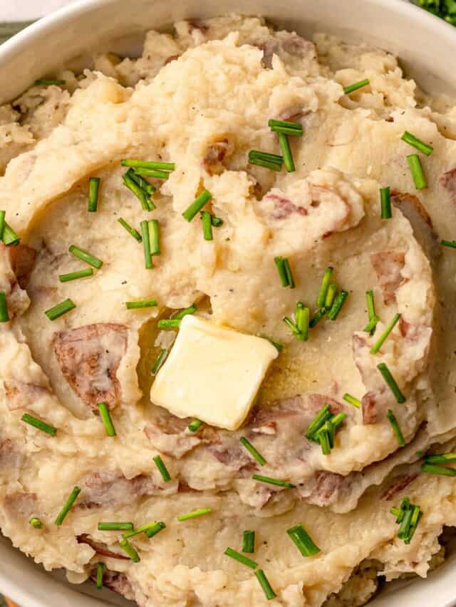 Instant Pot Garlic Redskin Mashed Potatoes Real Food with Sarah