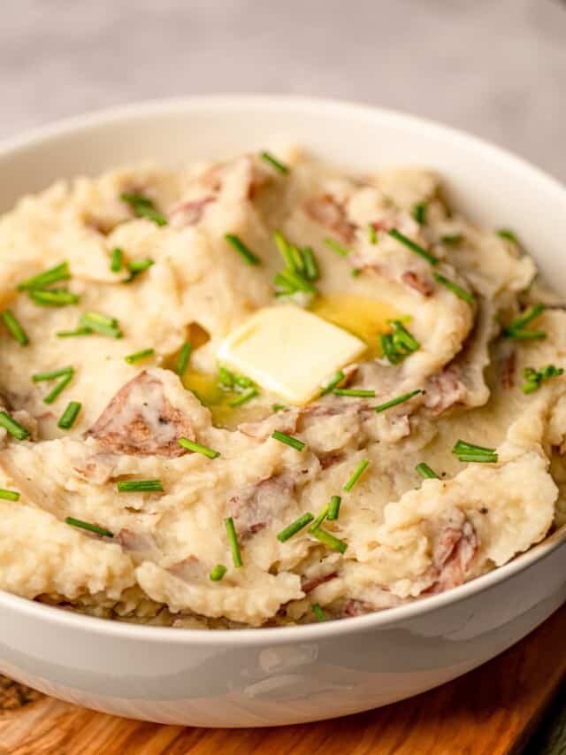 Instant Pot RedSkinned Mashed Potatoes Real Food with Sarah