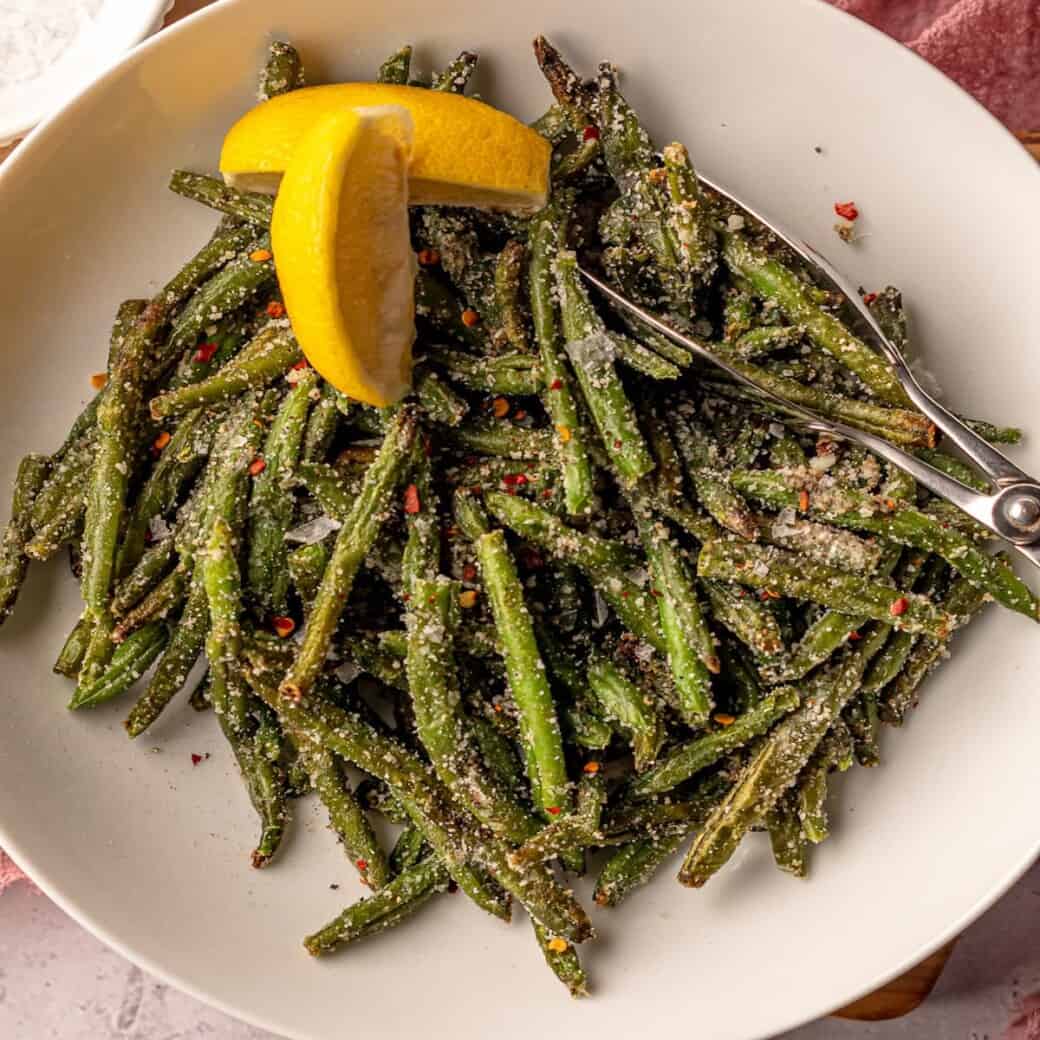 Air Fryer Frozen Green Beans Real Food with Sarah