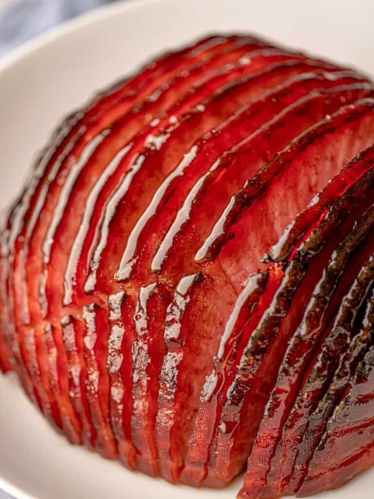 Air Fryer Ham with Bourbon Glaze Real Food with Sarah