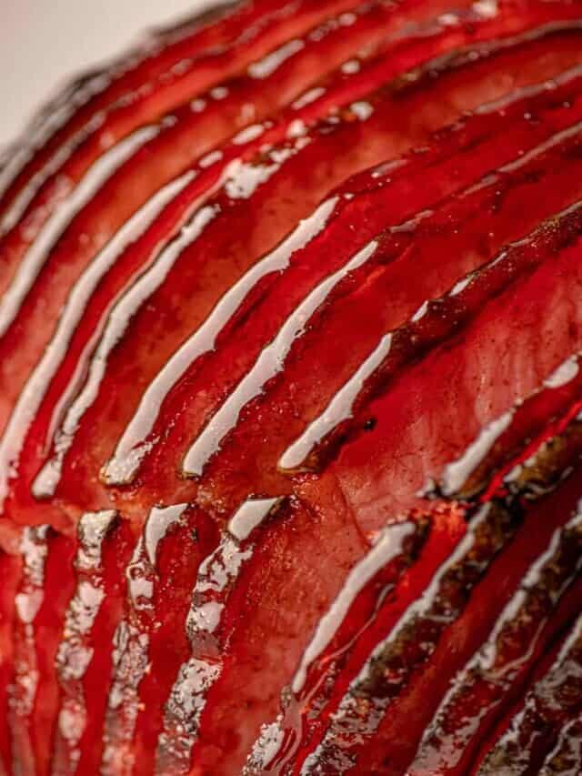 Air Fryer Glazed Ham Story