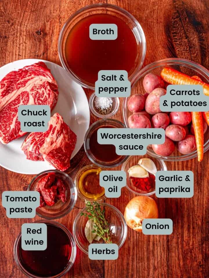 Dutch Oven Red Wine Braised Pot Roast Real Food with Sarah