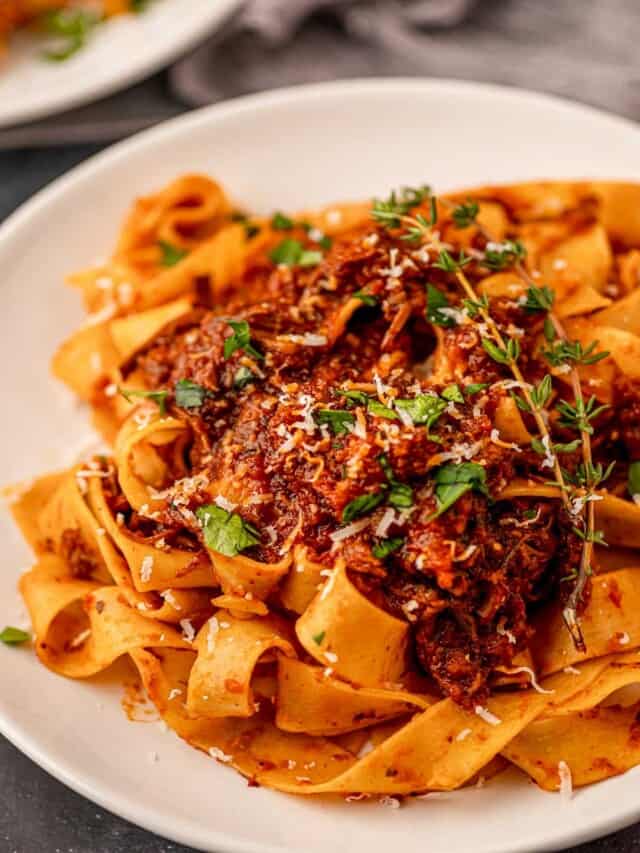 Braised Short Rib Ragu – Real Food with Sarah