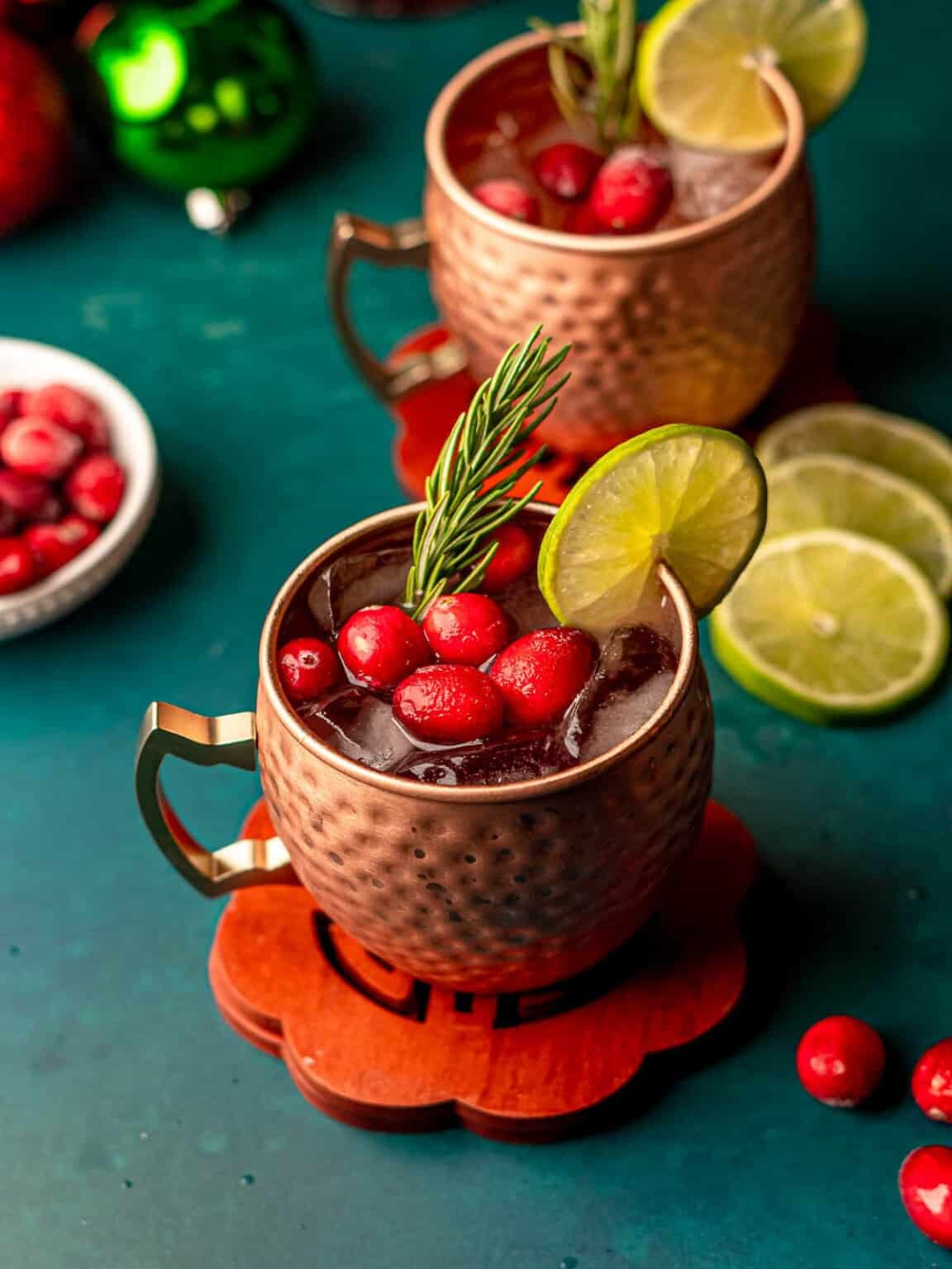 Christmas Moscow Mule Real Food with Sarah