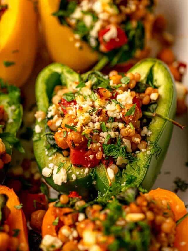 Couscous Stuffed Peppers Story