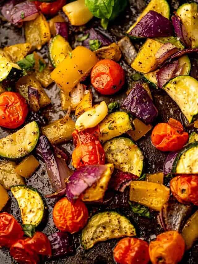 Mediterranean Roasted Vegetables Story