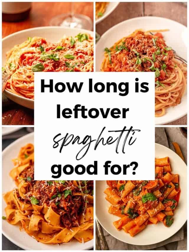 How Long is Leftover Spaghetti Good For? Real Food with Sarah