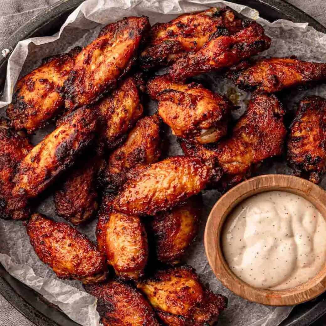 Easy Air Fryer Dry Rub Wings Real Food with Sarah
