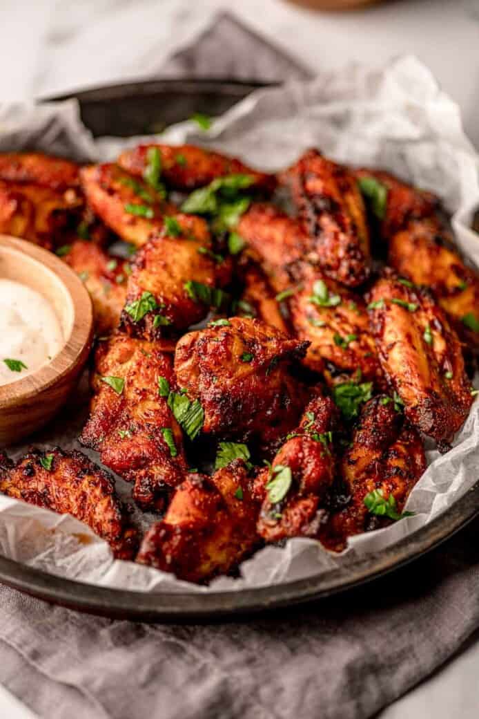 Easy Air Fryer Dry Rub Wings Real Food with Sarah