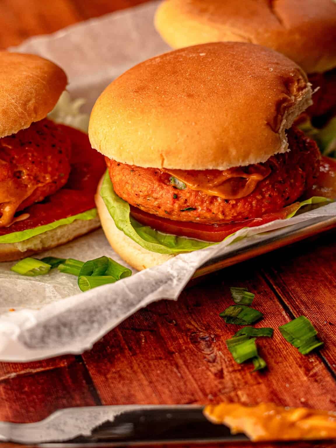 Baked Salmon Burgers Real Food with Sarah