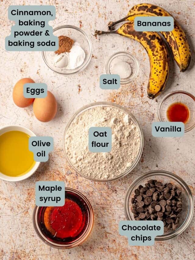 Oat Flour Banana Bread Real Food with Sarah