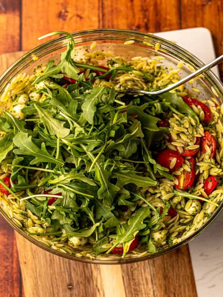 Pesto Orzo Salad Real Food with Sarah