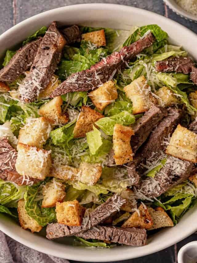 Steak Caesar Salad Story Real Food with Sarah