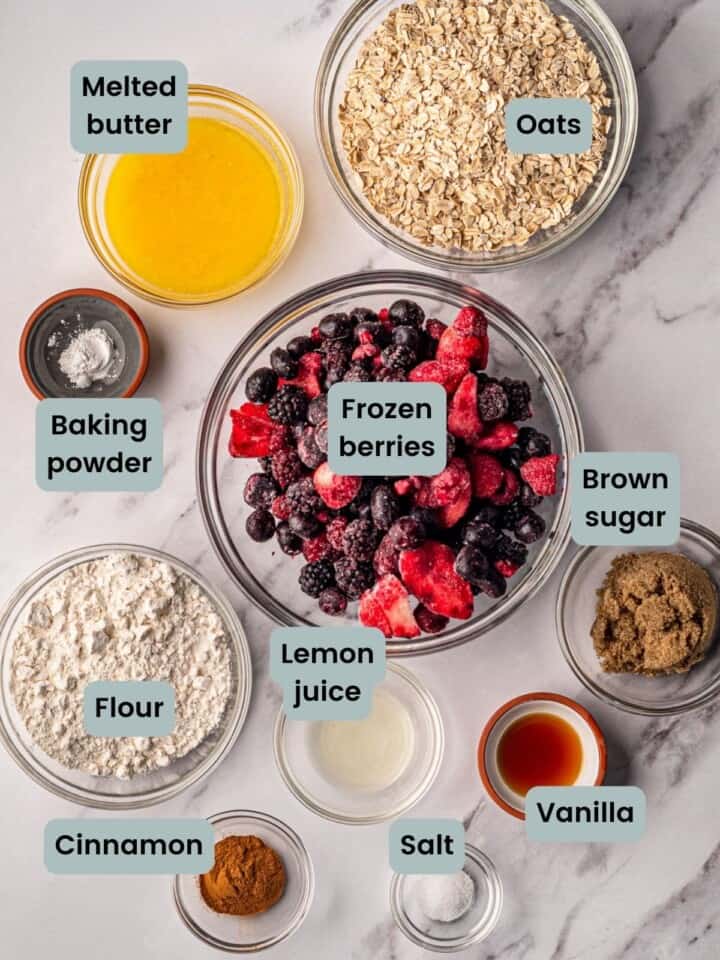 Berry Crisp with Frozen Berries Real Food with Sarah