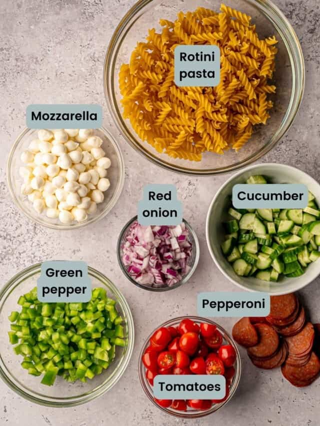 Rotini Pasta Salad with Pepperoni Real Food with Sarah