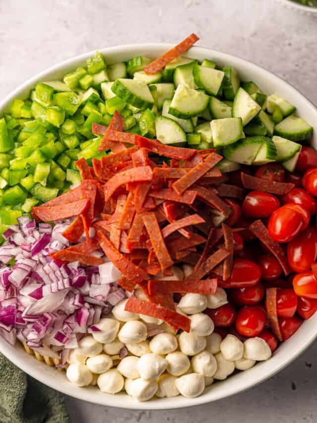 Rotini Pasta Salad with Pepperoni Real Food with Sarah