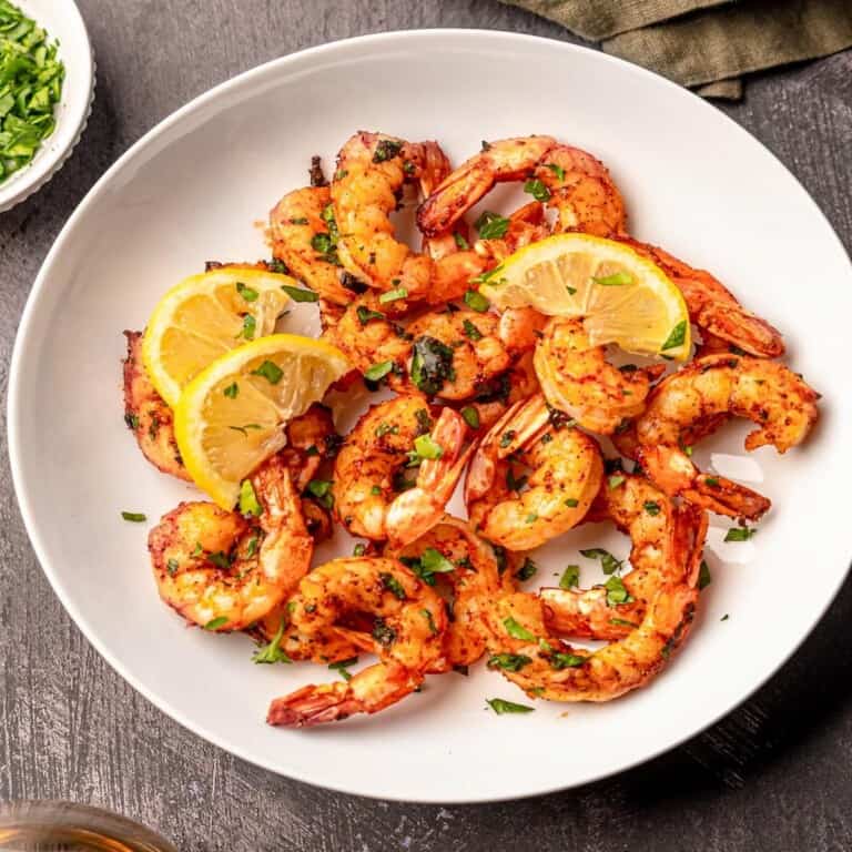 Air Fryer Argentine Red Shrimp Real Food with Sarah