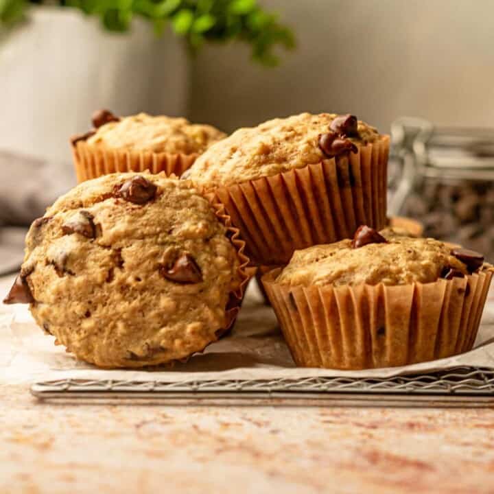 Banana Oatmeal Chocolate Chip Muffins Real Food with Sarah