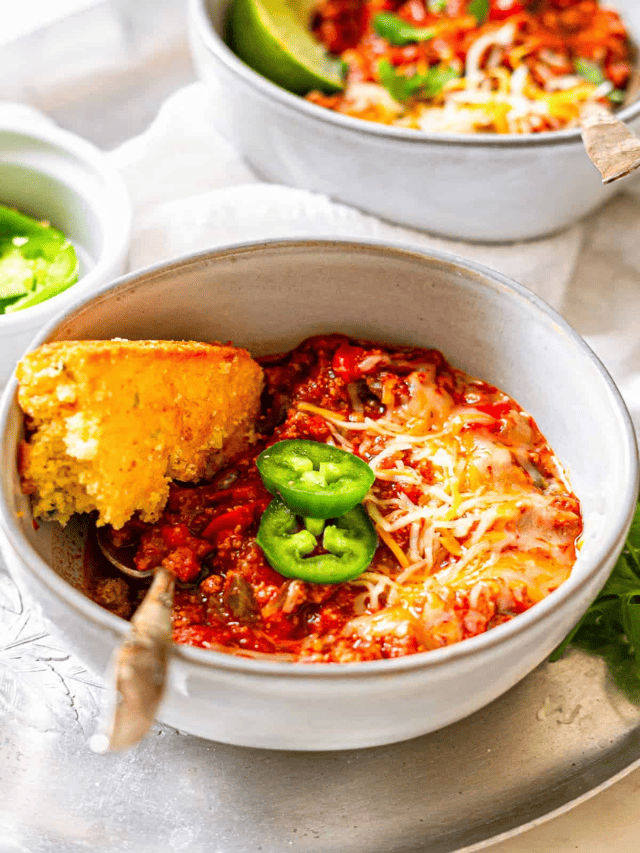 Easy No Bean Turkey Chili Story