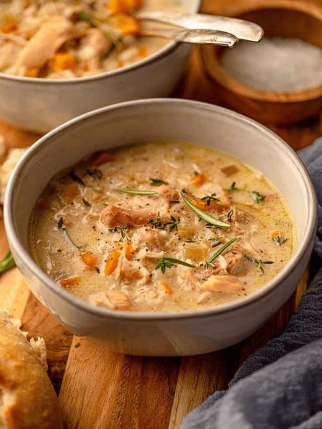 Instant Pot Creamy Chicken and Rice Soup Story